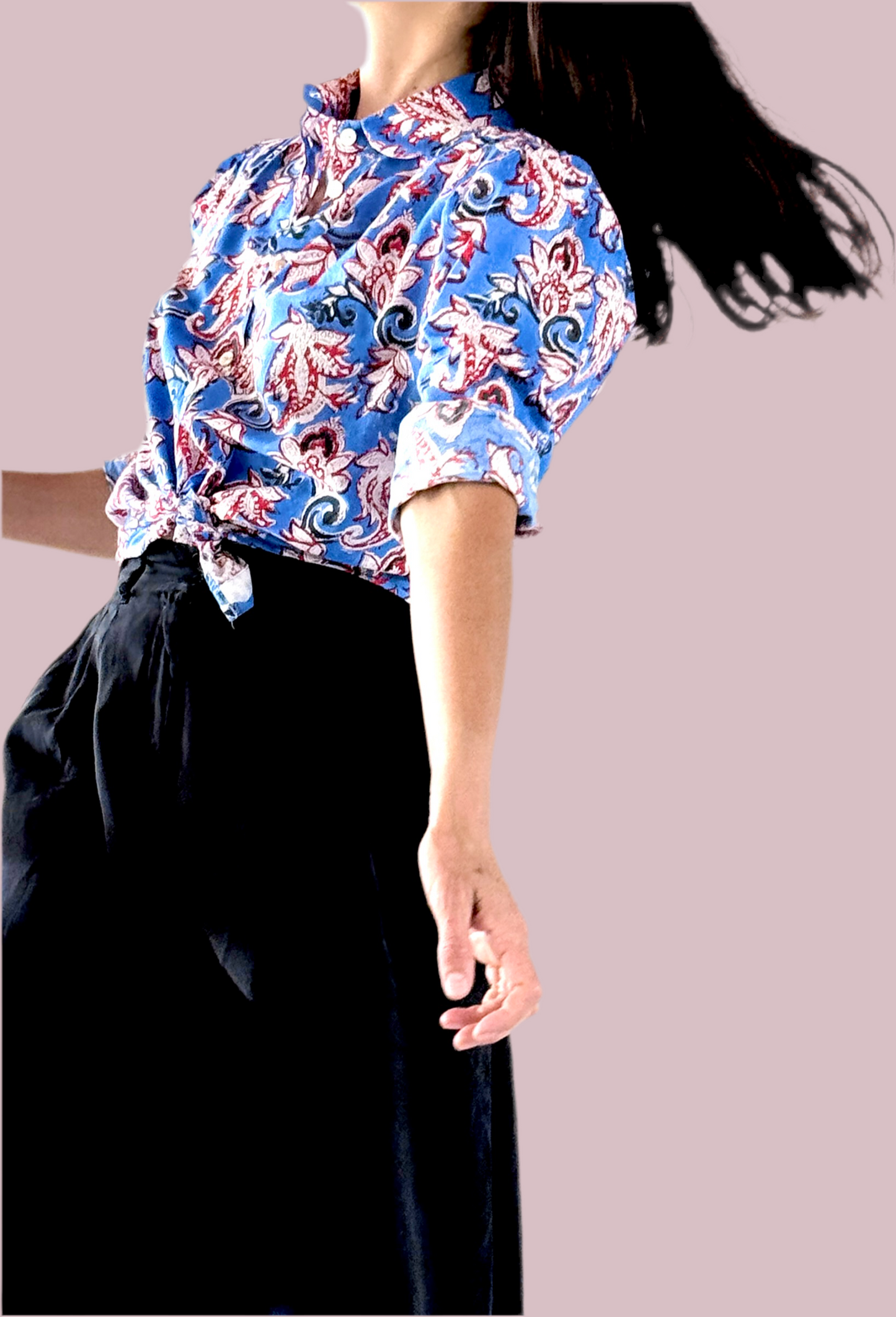 Blusa Roma | Orquídea