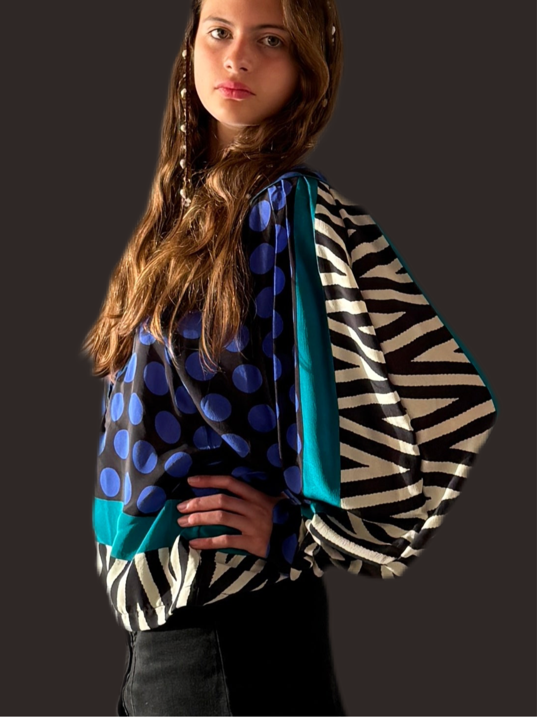 Blusa Carlota 80`s