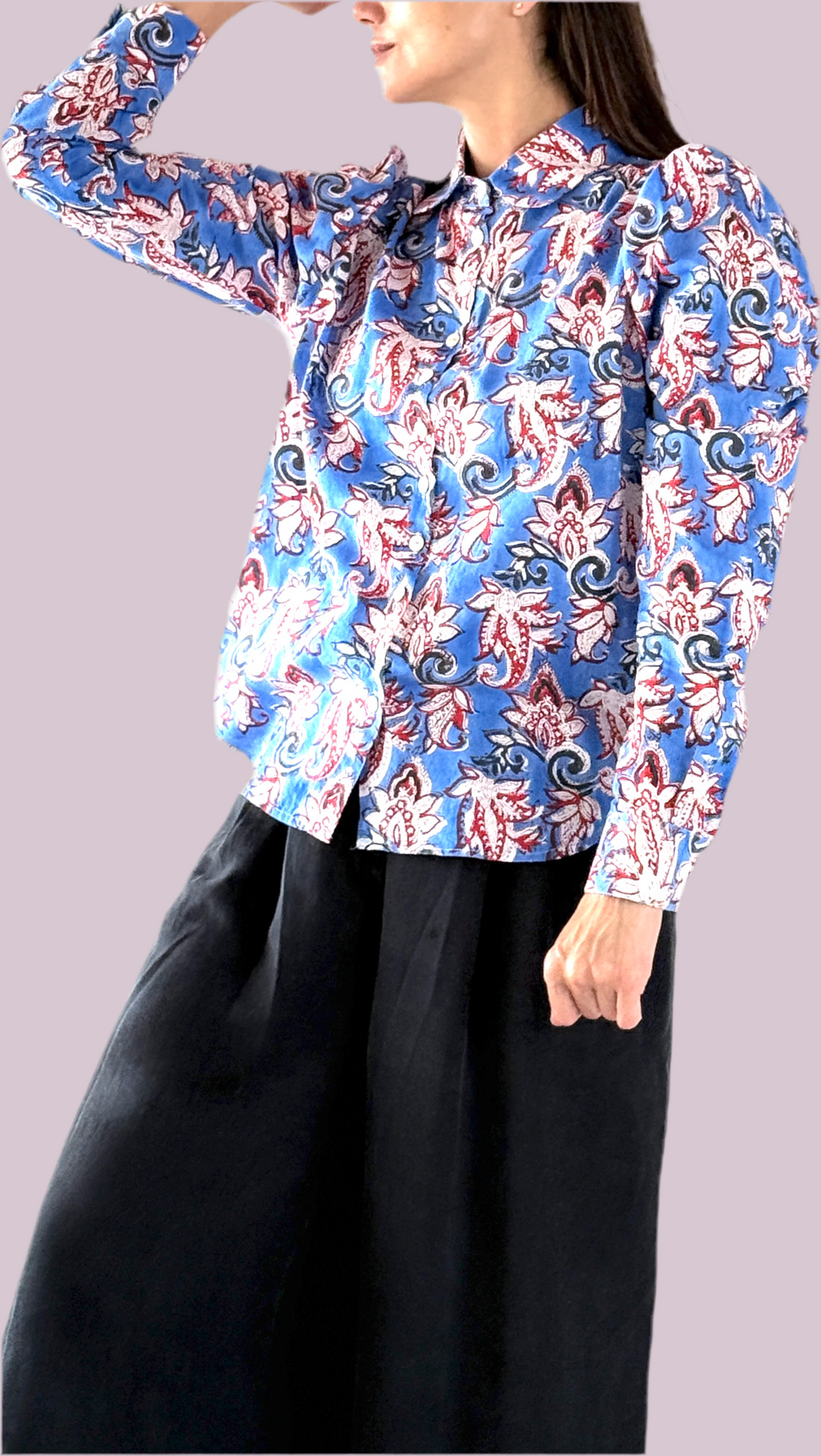 Blusa Roma | Orquídea