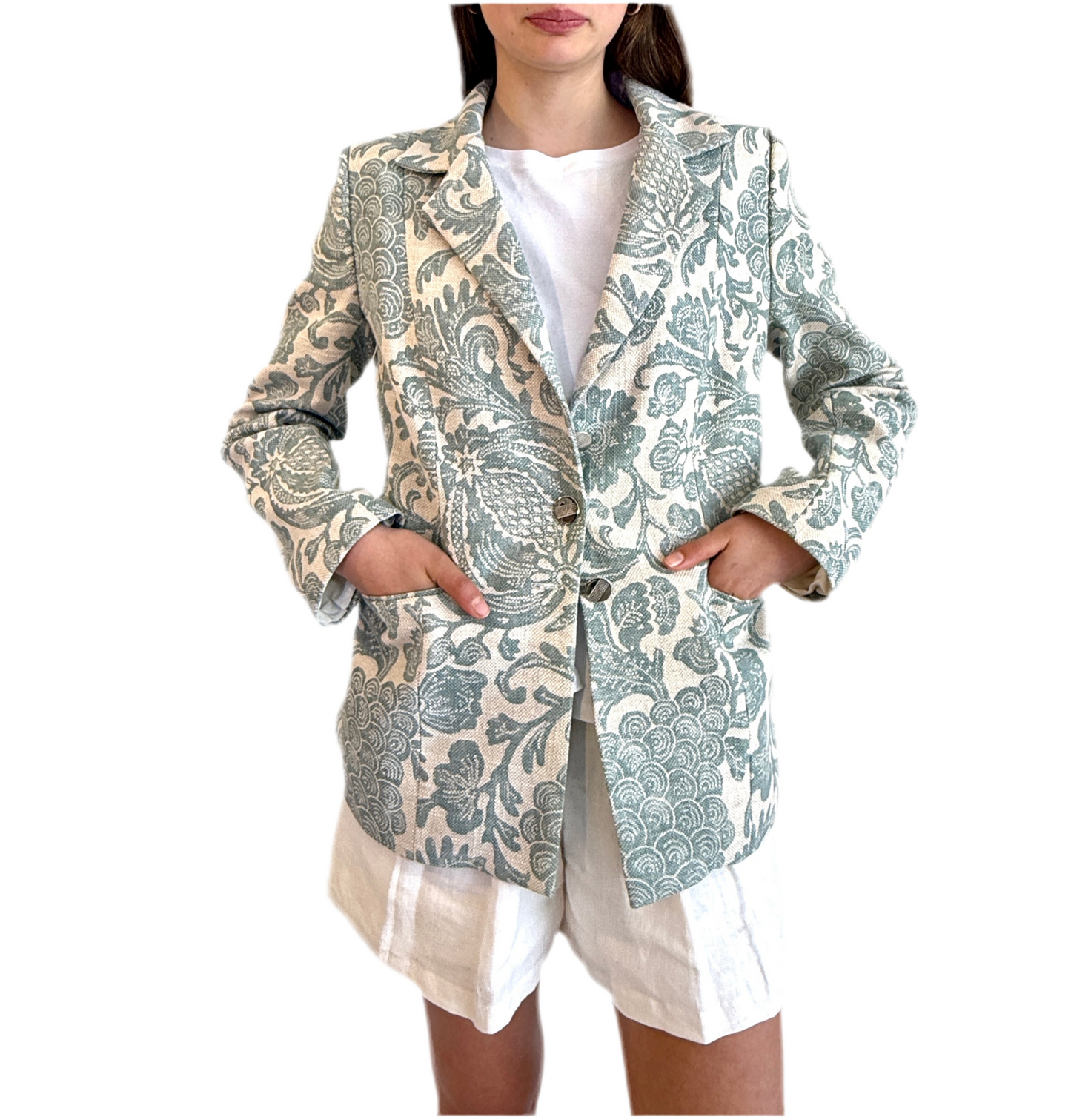 Blazer mujer lino