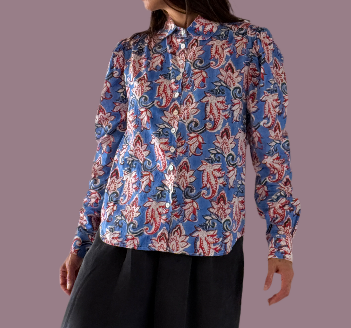 Blusa Roma | Orquídea