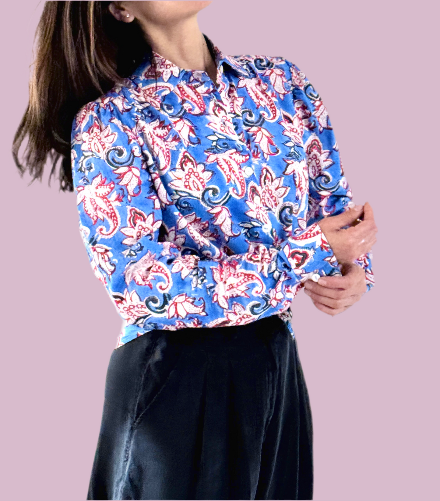 Blusa Roma | Orquídea