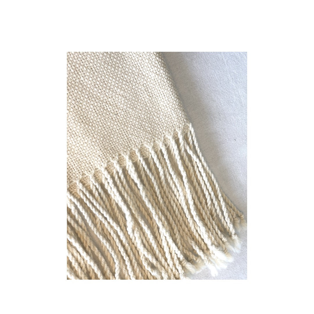 Chal Alpaca Blanco hueso